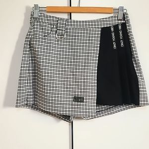 Bershka Plaid skort